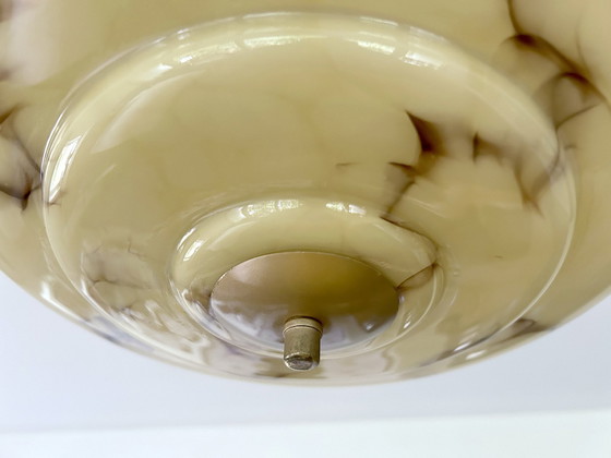 Image 1 of Art Deco Glass Pendant Lamp