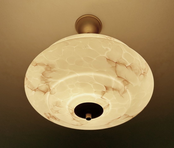 Image 1 of Art Deco Glass Pendant Lamp