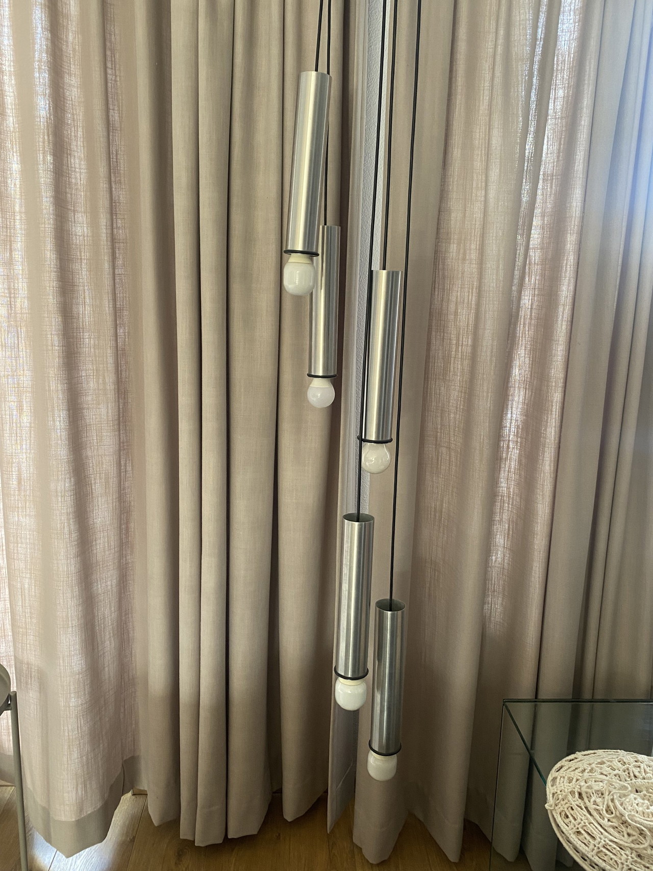 Vintage cascade hanging lamp