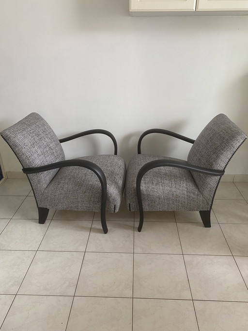 Antique Art Deco armchairs