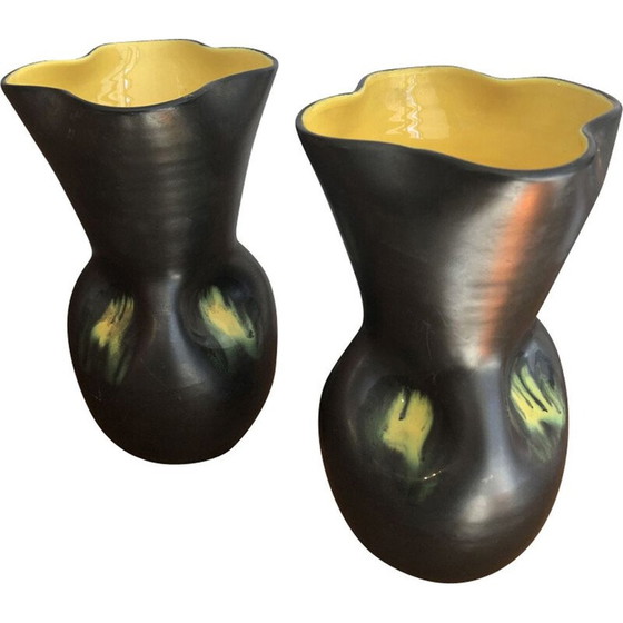 Image 1 of Pair of vintage vases Elchinger