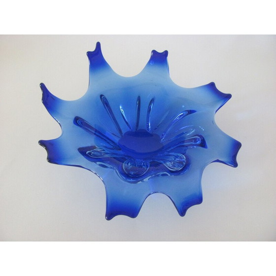 Image 1 of Vintage glass starfish bowl, Czechoslovakia 1960