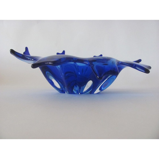 Image 1 of Vintage glass starfish bowl, Czechoslovakia 1960