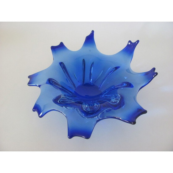 Image 1 of Vintage glass starfish bowl, Czechoslovakia 1960