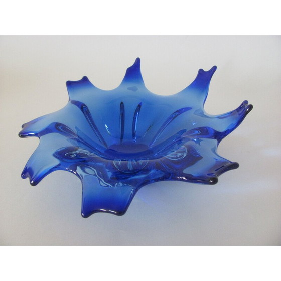 Image 1 of Vintage glass starfish bowl, Czechoslovakia 1960