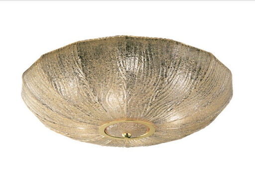 Ceiling Light, Mid Century Modern, Art Deco, Murano Glass, Flush Mount, Barovier I Tosso, Royal, Vintage Lighting, Rare