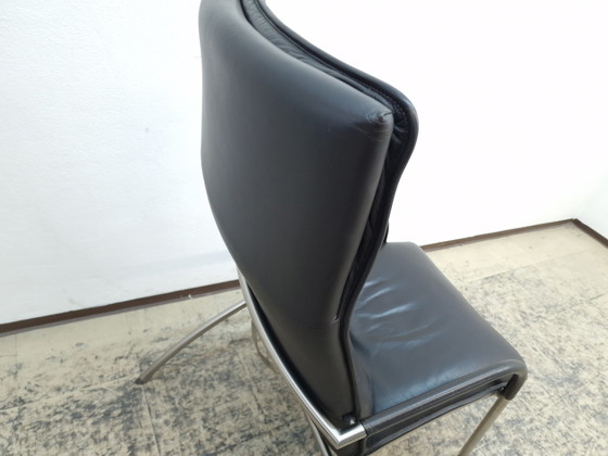 Image 1 of De Sede ds 270 Fauteuil en cuir avec pouf Chair Fauteuil design Desede