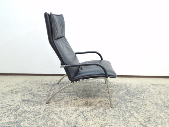 Image 1 of De Sede ds 270 Fauteuil en cuir avec pouf Chair Fauteuil design Desede