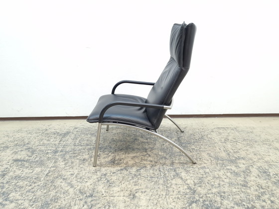 Image 1 of De Sede ds 270 Fauteuil en cuir avec pouf Chair Fauteuil design Desede