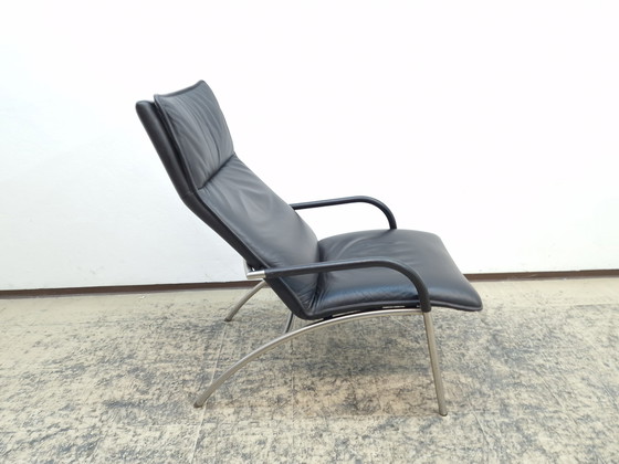 Image 1 of De Sede ds 270 Fauteuil en cuir avec pouf Chair Fauteuil design Desede