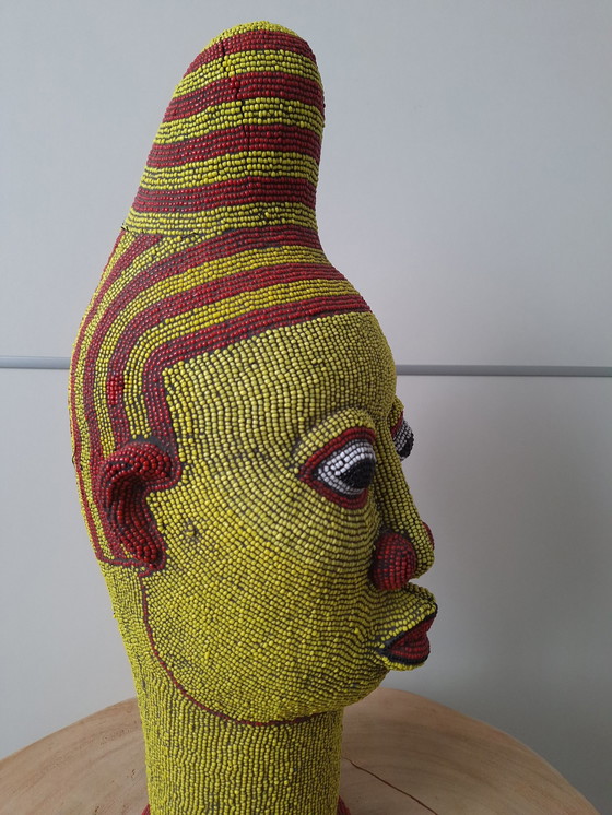 Image 1 of Balimeke Beaded Head Cameroon