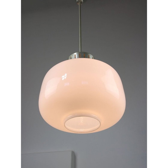 Image 1 of Vintage opaline pendant lamp