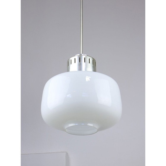 Image 1 of Vintage opaline pendant lamp