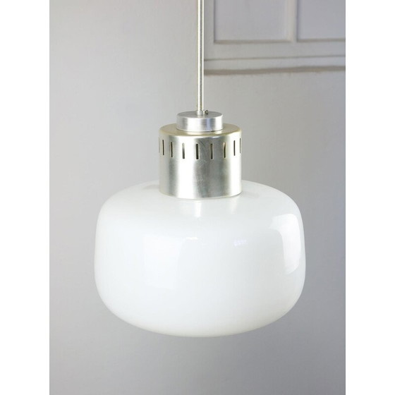 Image 1 of Vintage opaline pendant lamp