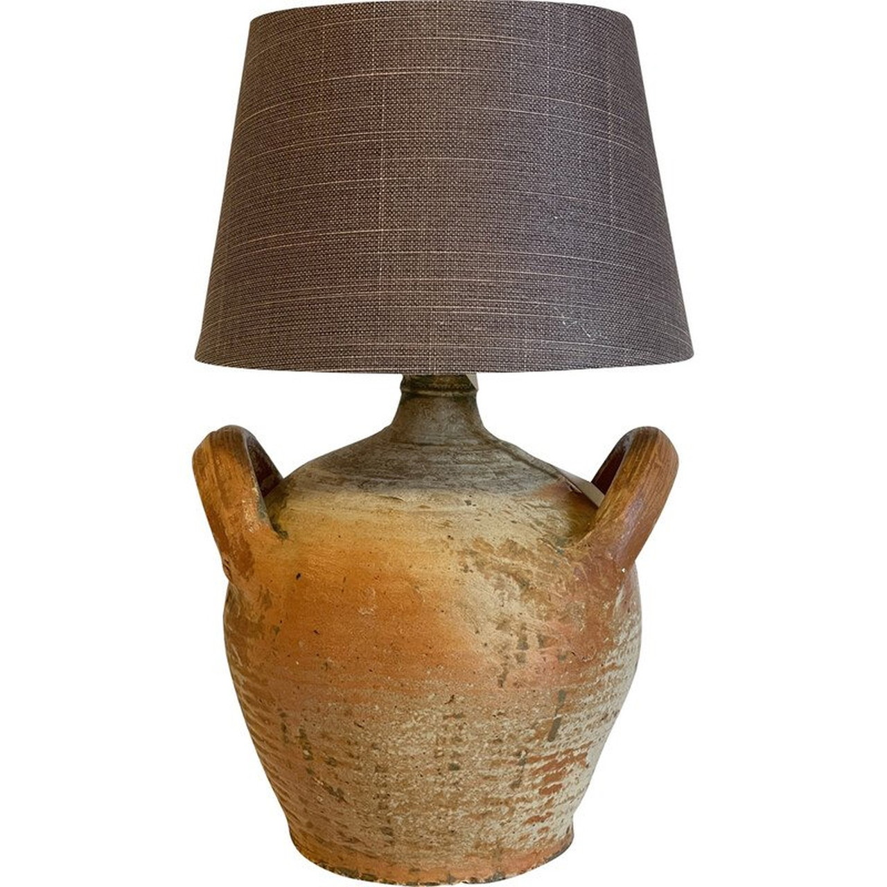 Old time pottery lamp shades deals
