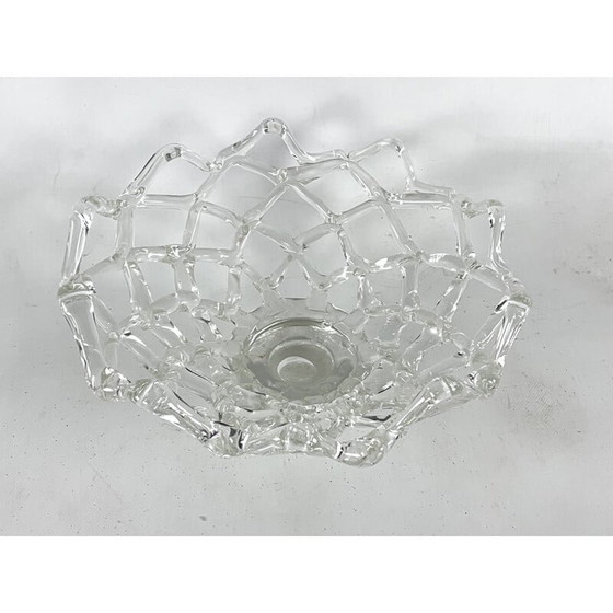 Image 1 of Vintage Art Deco Murano Intreccio glass centerpiece by Barovier e Toso, Italy 1940s