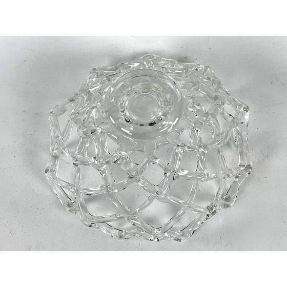 Image 1 of Vintage Art Deco Murano Intreccio glass centerpiece by Barovier e Toso, Italy 1940s