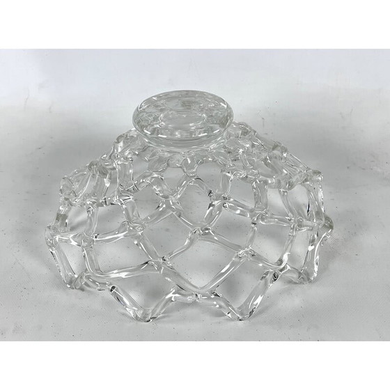 Image 1 of Vintage Art Deco Murano Intreccio glass centerpiece by Barovier e Toso, Italy 1940s