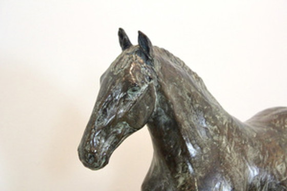 Image 1 of Cocky Duijvesteijn Bronze Horse Sculpture