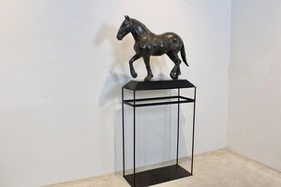 Image 1 of Cocky Duijvesteijn Bronze Horse Sculpture