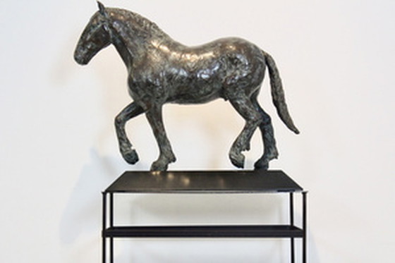 Image 1 of Cocky Duijvesteijn Bronze Horse Sculpture