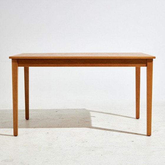 Image 1 of Vintage oak dining table with 2 extensions by Kai Winding for Slagelse Møbelværk, 1960