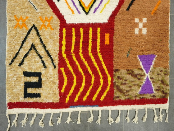 Image 1 of Berber Rug - 266 Cm X 152 Cm - Colored Wool