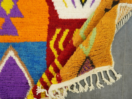 Image 1 of Tapis berbère - 266 Cm X 152 Cm - Laine colorée