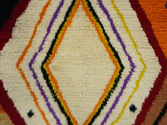 Image 1 of Berber Rug - 266 Cm X 152 Cm - Colored Wool
