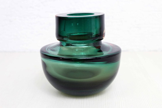 Image 1 of Italian Murano Glass Sommerso vase, 1970s Murano Vase