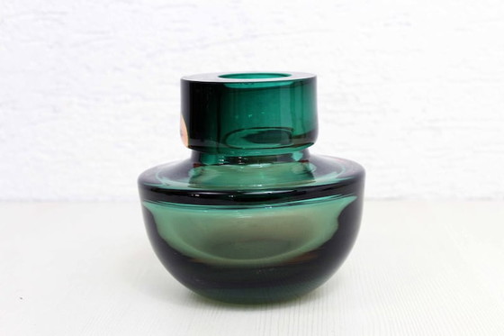 Image 1 of Italian Murano Glass Sommerso vase, 1970s Murano Vase