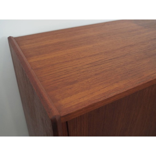Vintage teak highboard by Børge Seindal for Westergaard, 1960s