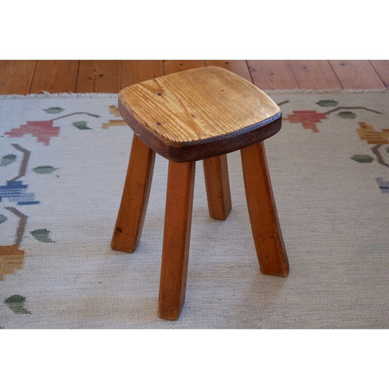 Image 1 of Sgabello in legno vintage, 1960
