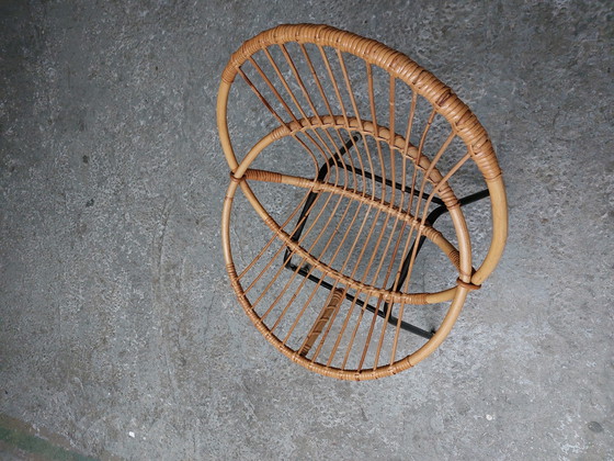 Image 1 of Mid-century Rohe Noordwolde bamboo lounge chair