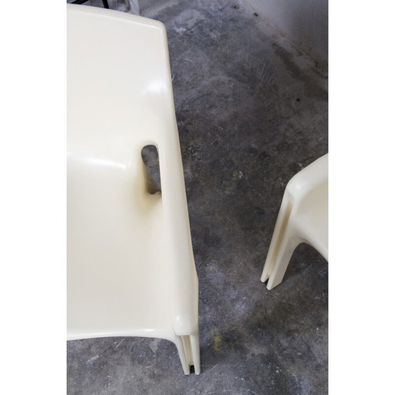 Image 1 of Set of 4 Dining Chairs "Gaudi Model" by Vico Magistretti for Artemide - 1970s