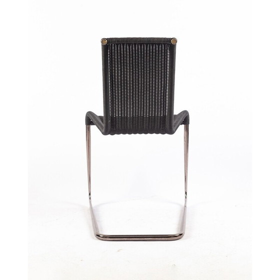 Image 1 of Vintage B20 dining chairs in metal and rattan by Wewerka Stefan for Tecta, Germany 1970