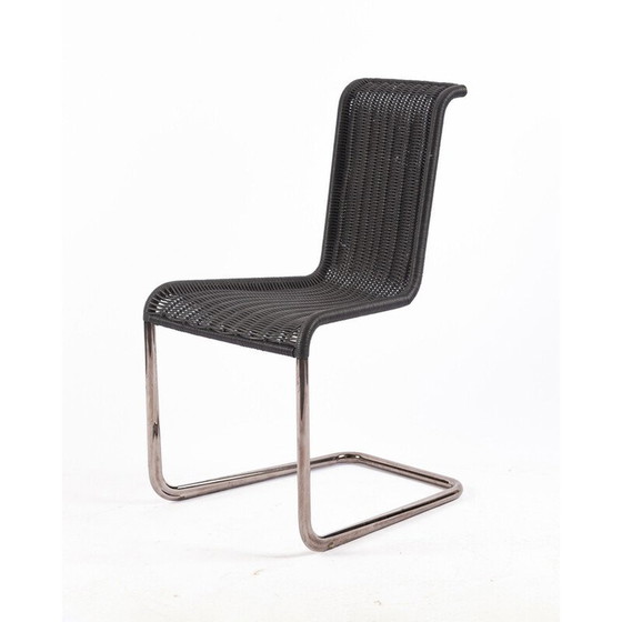 Image 1 of Vintage B20 dining chairs in metal and rattan by Wewerka Stefan for Tecta, Germany 1970