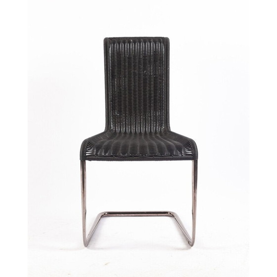 Image 1 of Vintage B20 dining chairs in metal and rattan by Wewerka Stefan for Tecta, Germany 1970