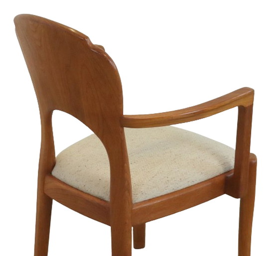 Image 1 of Danish dining chair with backrest 'Haldrup' vintage
