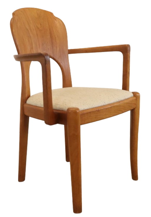 Danish dining chair with backrest 'Haldrup' vintage