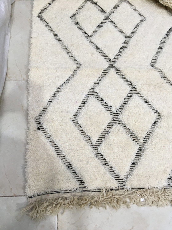 Image 1 of Tapis berbère marocain Beni Ouarain 3m08 x 1m99