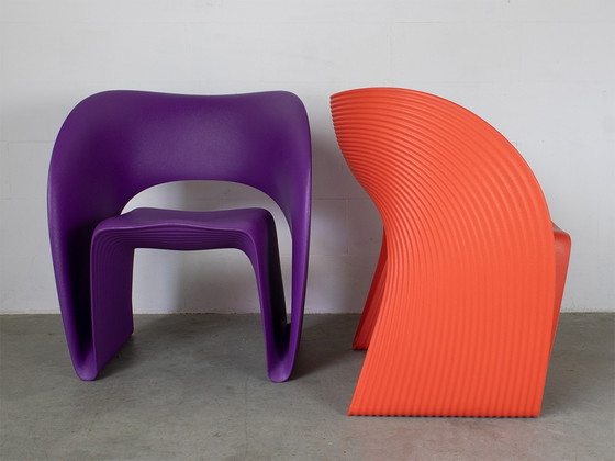 Image 1 of Ron Arad set of 4 Raviolo chairs for Magis