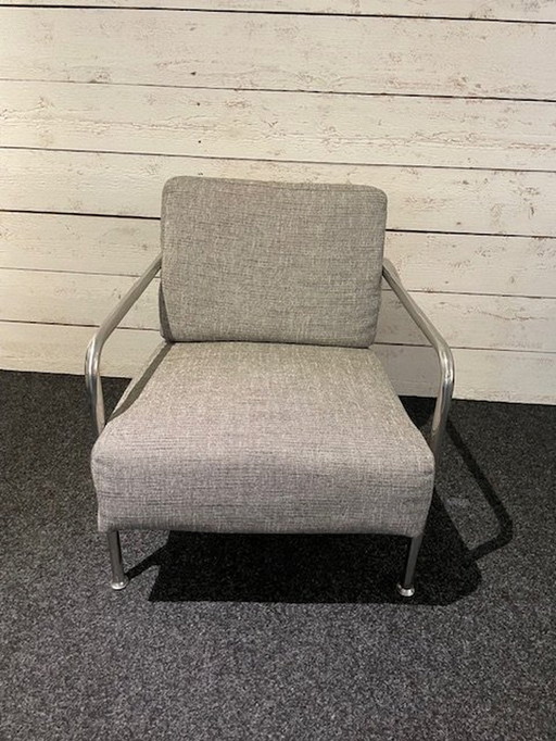 Gray Fabric Chair From Zuiver