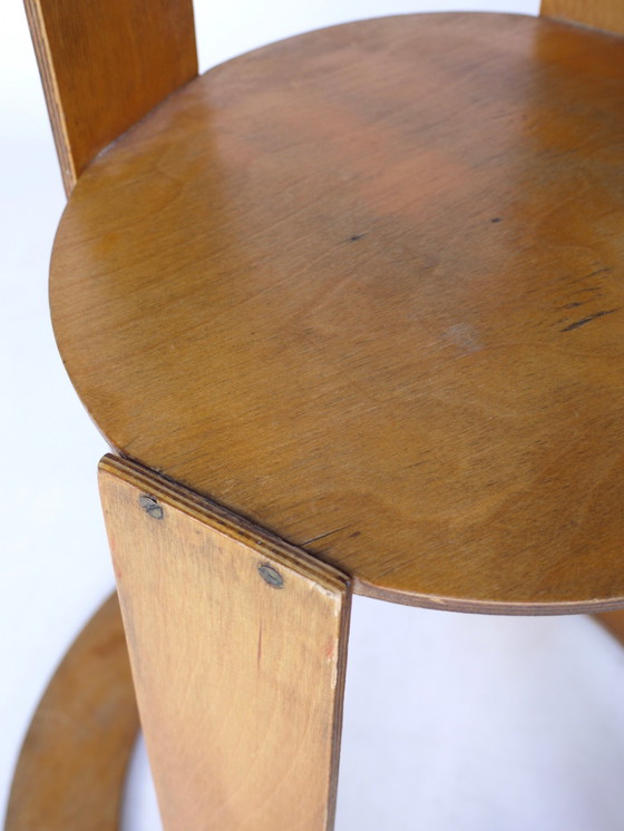 Image 1 of Plywood Childrens Chair by Gunnar Daan for Gunnar Daan, 1960s