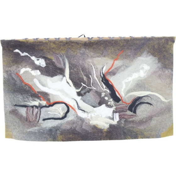 Image 1 of Design Abstract Wall Tapestry by Antonin Kybal - 1970s