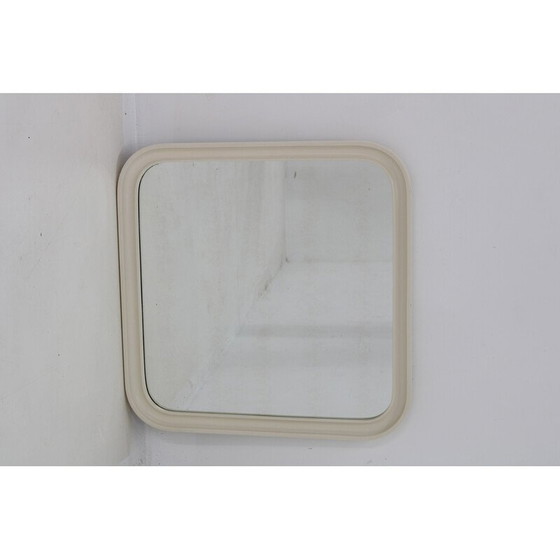 Image 1 of Vintage square wall mirror, Italy 1960s