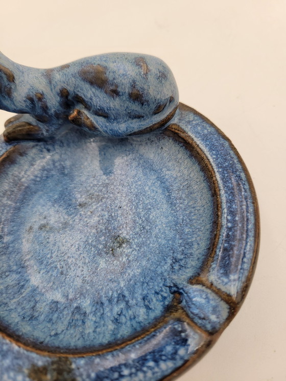 Image 1 of Blue ashtray