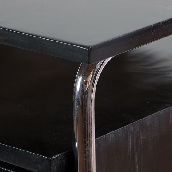 Image 1 of Scrivania vintage Bauhaus in faggio tinto