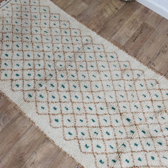 Image 1 of Authentic Handmade Multicolor Berber Carpet - Authentischer Handgefertigter Bunter Berberteppich