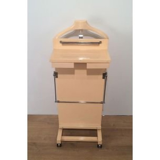 Image 1 of Vintage lacquered wood nightstand, 1970